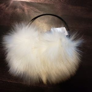 Faux fur earmuffs!